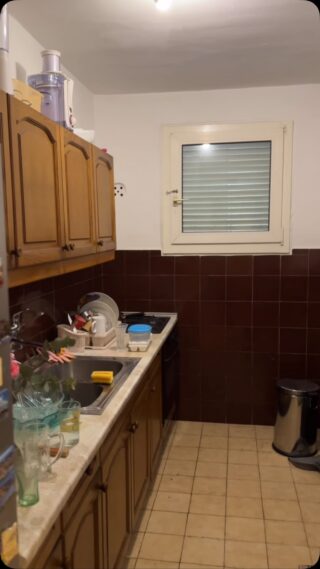 Ne znam je li pravi before/after kad nedostaju lusteri, ali ako ste ovdje dulje od 5 minuta znate da barem ovdje nikad ništa nije do kraja savršeno.

Nije ni kuhinja baš onakva kakvu sam htjela, minorna su odstupanja, ali su me nasekirala jer zbog nje sam prekrižila mnoge druge stvari da bi ostala u okviru budžeta. 
I da budem iskrena, nasekirala sam se i oplakala više puta.
A onda sam sama sebi klepnula koju vaspitnu,  pa sve smo ovo sami zaradili, s zasukanim rukavima na po dvije zdrave ruke - i da sada uništavam sebi radost i uživanje zbog jedne ili dvije gluposti.
Ma kakvi…

Moja zelenooka gospođa, kao Drina s koje sam potekla, kad je najbistrija, a sunce jako na vredre dane, tik uz obalu, baš u onaj sat između kasnog jutra i ranog poslijepodneva.

A pločice tačno volim, kako god to bilo shvaćeno 🫣🤭

#beforeandafter#kitchen#vylsonathome#home#thisviewnevergetsold